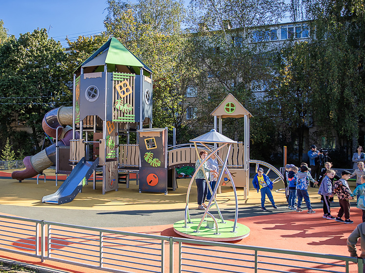 Более 700 новых игровых пространств появилось в Подмосковье