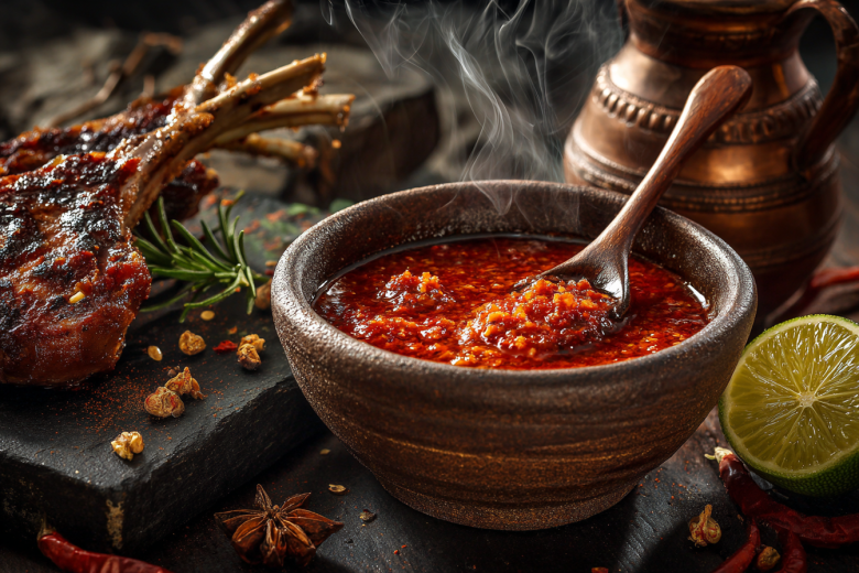 Дерзкая аджика с добавлением крепкого чая