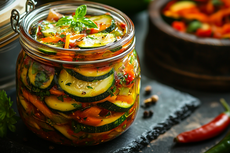 Диковинка в погребе: закуска из кабачков на зиму — это супермаринад