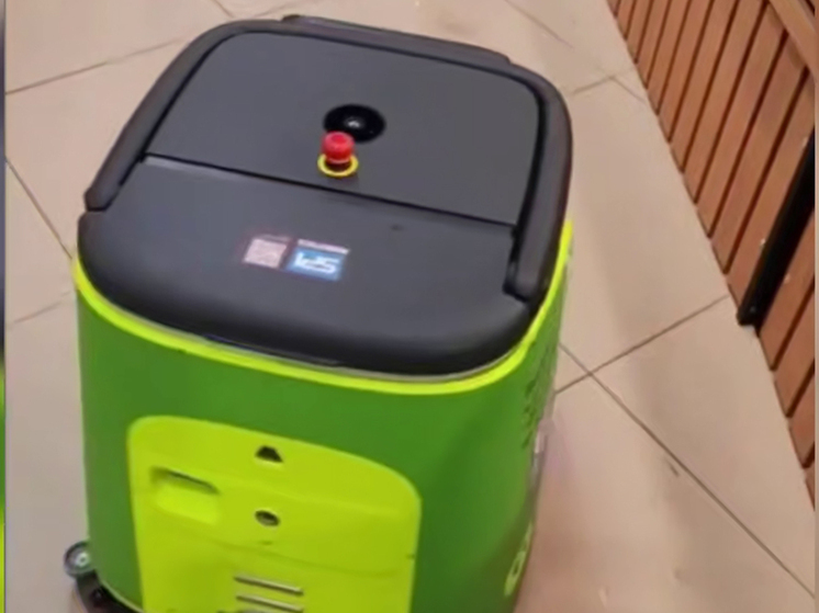 Робот-уборщик в Литве избежал штрафа за русскую речь